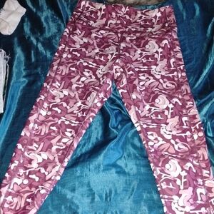 Purple Camouflage Leggings